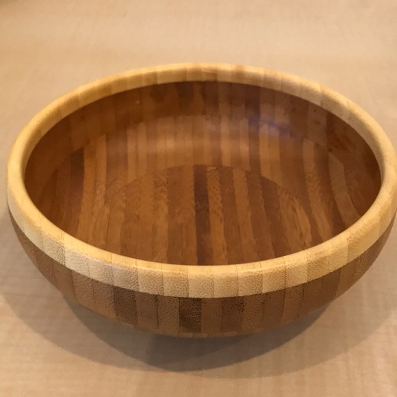 SET OF 8 Totally Bamboo Salad Serving Bowls - Picture 3 of 6
